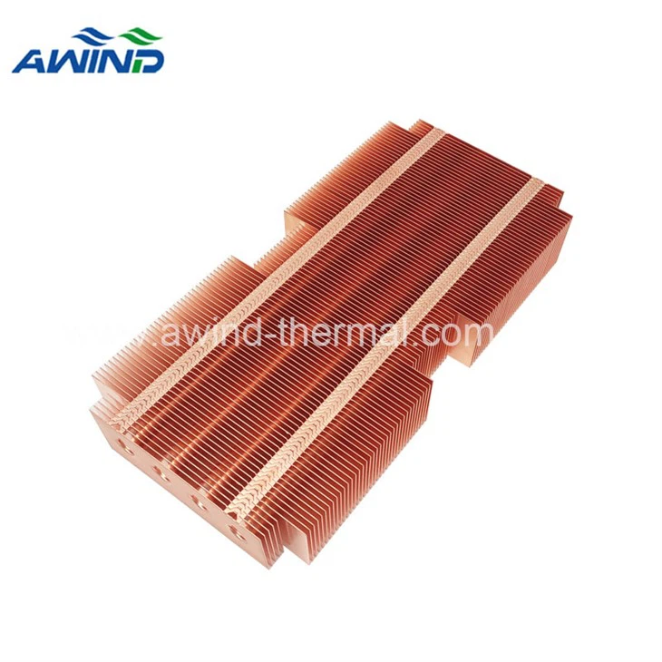 Zippered Fin Heat Sinks