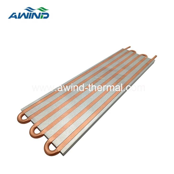 Water cold plate cooling heatsink for laser equipment